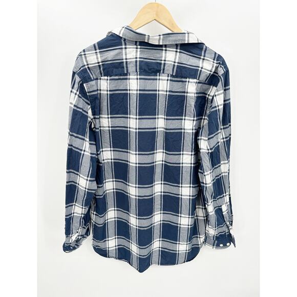 Banana Republic Standard Fit Black White Button Up Shirt Men's Size Large L - Picture 2 of 9